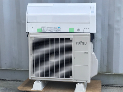 富士通 エアコン◇主に6畳◇お掃除ロボ◇人感センサー◇AS-R22F-W◇JA-0172