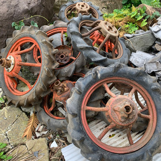 耕運機水田車輪？　4セットあります