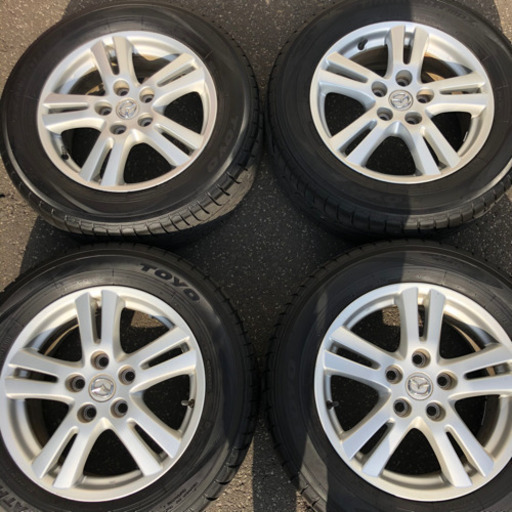 MPVマツダ純正アルミホイールタイヤ付！