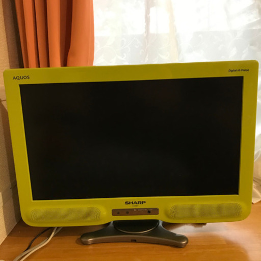 液晶テレビ グリーン20インチ