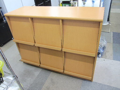 マガジンラック W1160×H850×D392mm ディスプレイラック 6マス 収納棚 札幌市 東区