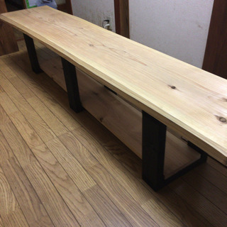 値下げ 大特価 長さ200cm 一枚板テレビボード 塗装無料の画像