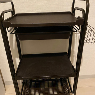 【再投稿】ワゴン　サロン　収納　棚　