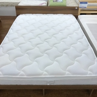 ダブルベッド マットレス付き ポケットコイルタイプ