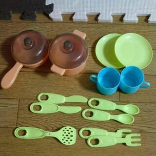 数回のみ使用✧ジャストライクホーム キッチン おままごとセットの画像
