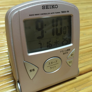 SEIKO 電波置き時計