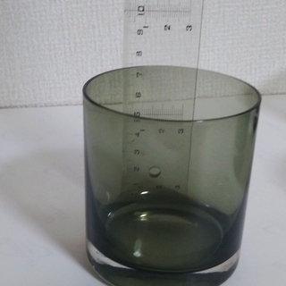 洋酒グラス　深緑3ケの画像