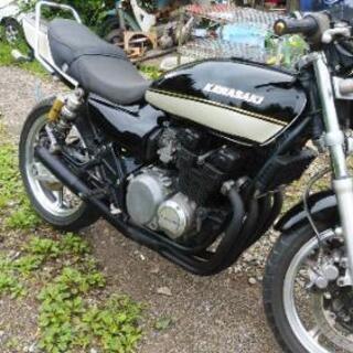 ゼファー400　黒タイガーカラーニューペイントの画像