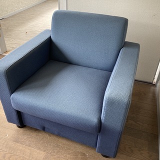 【中古】コクヨ　KOKUYO　オフィスソファ　ネイビー　事務所用...