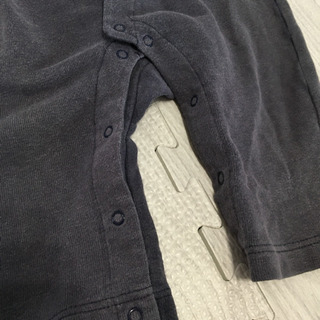 オシャレ‼️ 厚手　ミキハウス　長袖ロンパースの画像