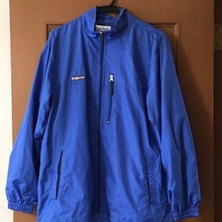 【新品】ウィンドブレーカー　メンズ　L ブルー