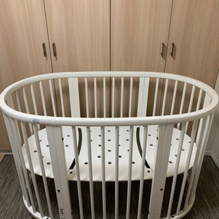 STOKKE ベビーベッド　ホワイト