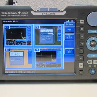 ◆YOKOGAWA 横河 AQ7270 光パルス試験器 OTDR パワーモニタ付き 自己診断→テスト成功◆