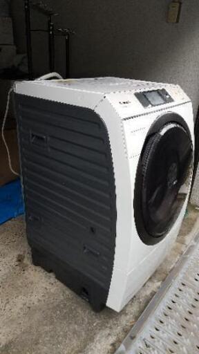 パナソニック Panasonic NA-VX9500R-W [ななめ型ドラム式洗濯乾燥機（10.0kg） 右開き 温水泡洗浄 エコナビ搭載 ナノイー クリスタルホワイト] ジャンク 2014年製