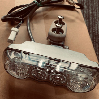 電動アシスト自転車のLEDライト。