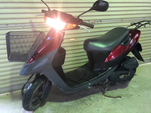 【売約済】実働 BT新品 バリ溝 スズキ CA1KA レッツ2 原付バイク スクーター