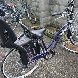 中古ママチャリ(子乗せ付き)27インチ