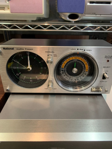 National オーディオタイマー　中古　昭和　レトロ