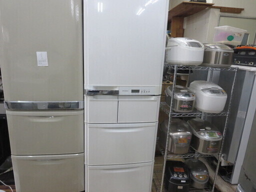 持ち帰り特価！三菱401L冷蔵庫ノンフロン　2007年製　MR-S40M-W