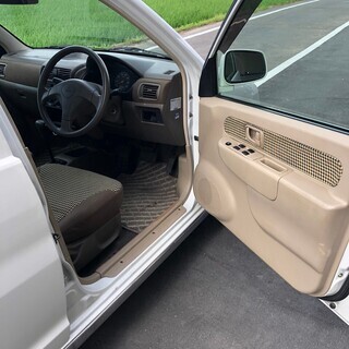 総額6.9万円★レトロおしゃれ★車検1年付★平成12年式 三菱 ミニカタウンビー(H42A) 9.9万キロ 車検令和3年7月 パールの画像
