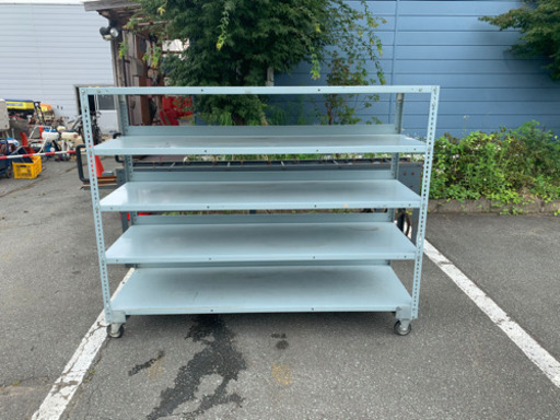 ①ＩＴＯＫＩ　イトーキ　キャスター付き重量ラック　５段　Ｗ１８００×Ｄ６００タイプ　