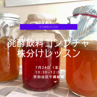 7/24 コンブチャ 株分けワークショップ