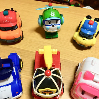 ロボカーポリー　　変身6体セットの画像