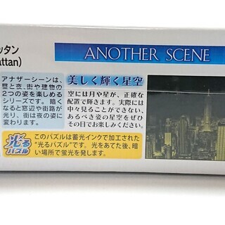 値下げ！≪新品未開封≫ジグソーパズル　 ニューヨークシティ マンハッタン 光るパズルの画像