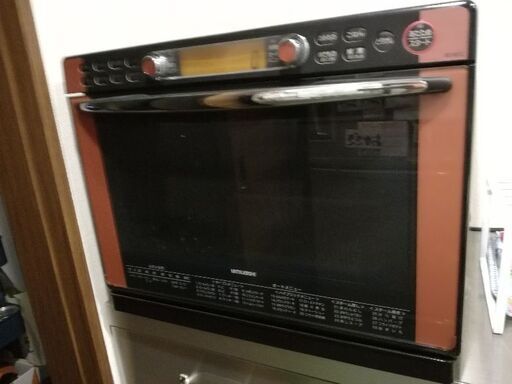 三菱オーブンレンジRO-B1C ワインレッド2006年製中古