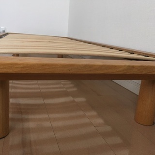 【美品】無印 ベッドフレーム スモールサイズの画像