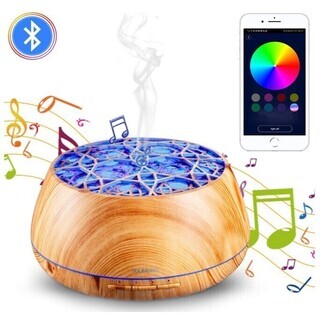 アロマ加湿器 アロマディフューザー Bluetooth対応 音楽...