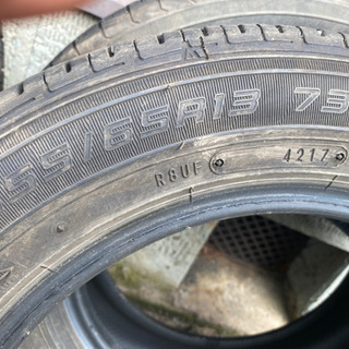 中古タイヤ 155/65R13 4本の画像