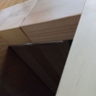 ニトリ 美品 パイン素材 ベッドの画像