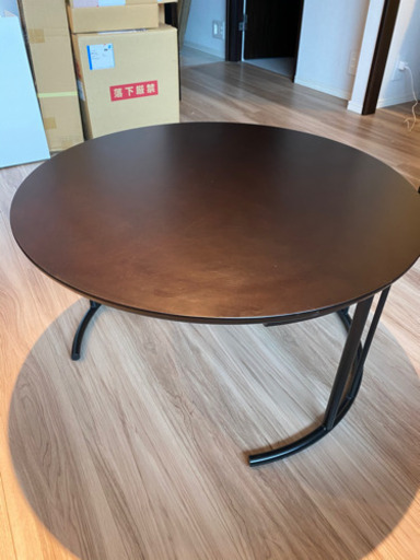 ［定価7.8万円］日本フクラ リビングテーブル ダークブラウン WT-700