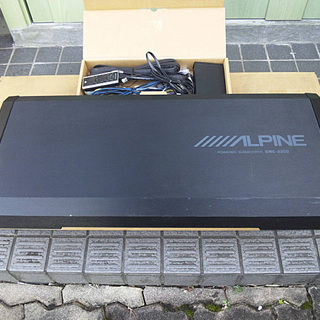 値下げ！アルパイン パワードサブウーファー SWE-2200 中古