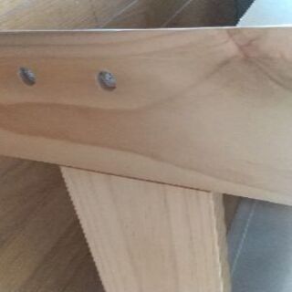 ニトリ 美品 パイン素材 ベッドの画像