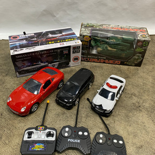 5台セット！ラジコン パトカー 戦車 など 新品から中古品 C