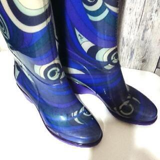 EMILIO PUCCI(エミリオプッチ)レインブーツ 36 レディースの画像