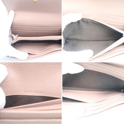 《GUCCI/長財布》プチマーモント ベージュ 箱 袋 Aランク 極美品