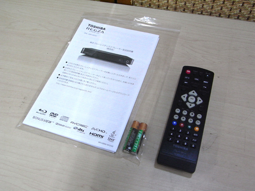 TOSHIBA/東芝 REGZA レグザ ブルーレイディスク プレイヤー DBP-S500 2019年製