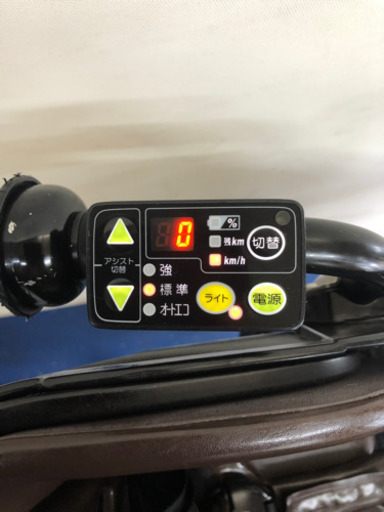 ヤマハ　パスキッスミニ　20インチ 3人乗り 8.7ah デジタル　緑　電動自転車　電動アシスト