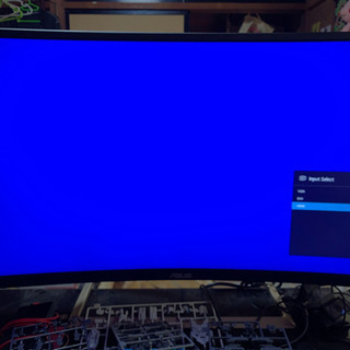 asus 曲面ゲーミングモニター　144hz 中古の画像