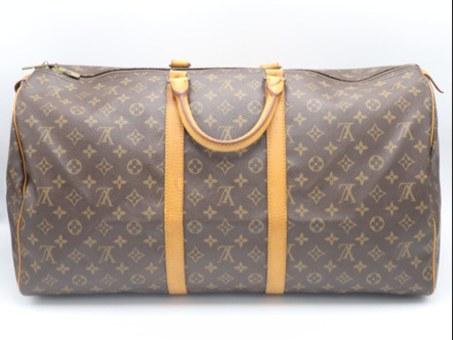 《LOUIS VUITTON/キーポル55 ボストンバッグ》 Bランク ブラウン