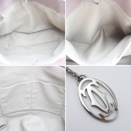 《Cartier/マルチェロ トートバッグ》 L1001560 Bランク レザー