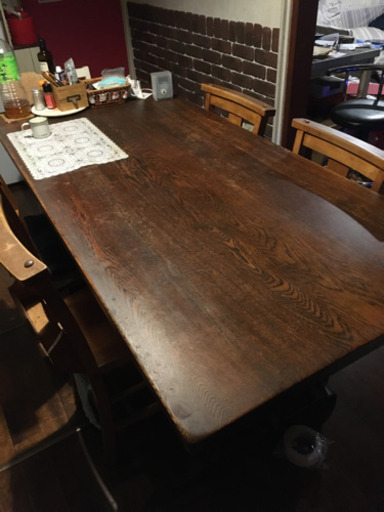 イギリス　アンティーク　ダイニング