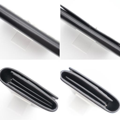 《SAINT LAURENT/ハートビジュー ロゴ入り 長財布》Aランク 極美品