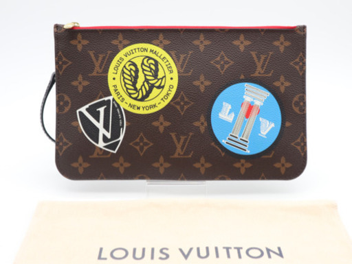 《LOUIS VUITTON/ネヴァーフルMM ワールドツアー ポーチ》Sランク