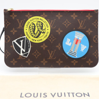 《LOUIS VUITTON/ネヴァーフルMM ワールドツアー ポーチ》Sランク