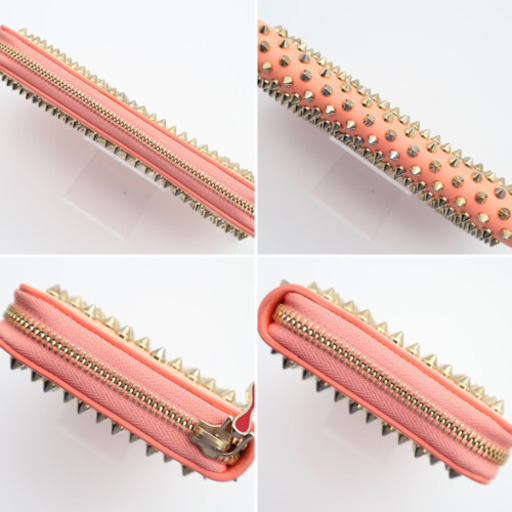 《Christian Louboutin/スパイクスタッズ長財布》Aランク 美品