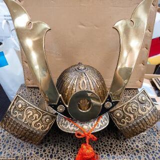 大石出世兜 　喜泉作　美品